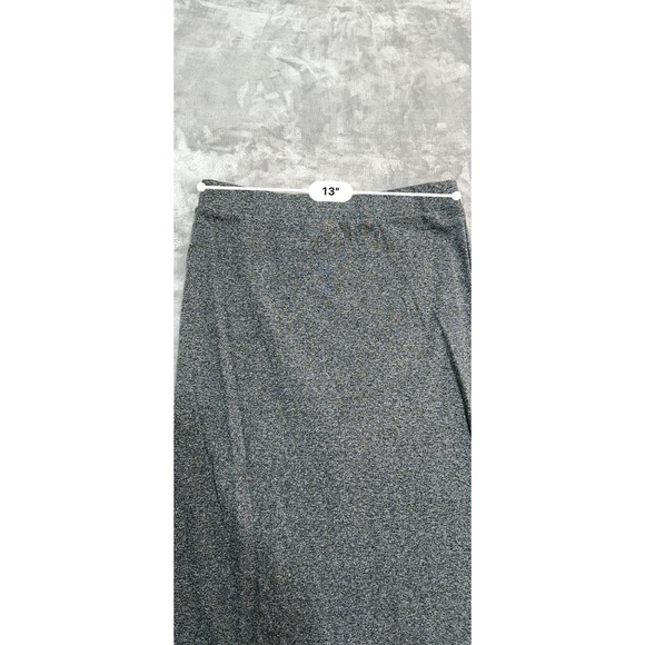 H&M Divided Pencil Skirt Women's M Gray Knee Length Stretch‎ Speckled EUC - Picture 4 of 6